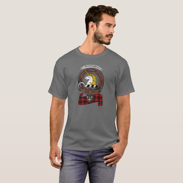 T-shirt Cunningham Clan Badge Adulte (Devant entier)