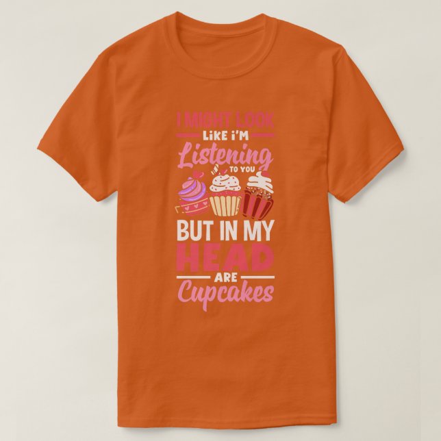 T-shirt Cupcake Baking Cute Bake Lover (Design devant)