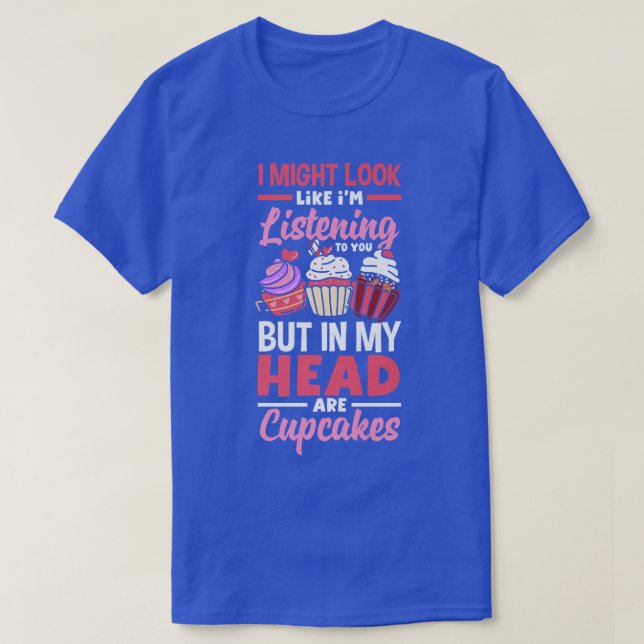 T-shirt Cupcake Baking Cute Bake Lover (Design devant)