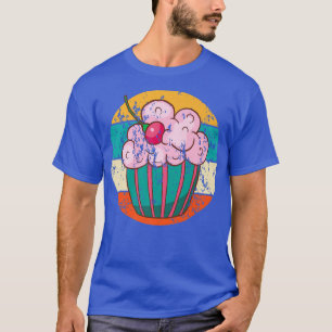 T-shirt Cupcake Boulangerie boulangerie Gâteau Vintage Rét