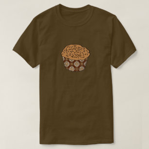 T-shirt Cupcake caramel givré avec arroses