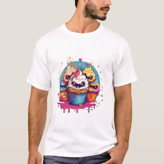 T-shirt cupcake day drôle nourriture