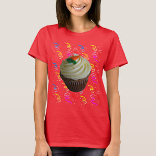 T-shirt Cupcake de carottes avec Confetti
