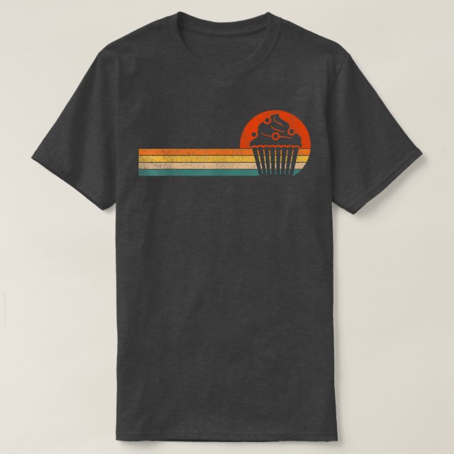 T-shirt Cupcake de cuisson amusant Baker Cupcake Lover Ret (Design devant)