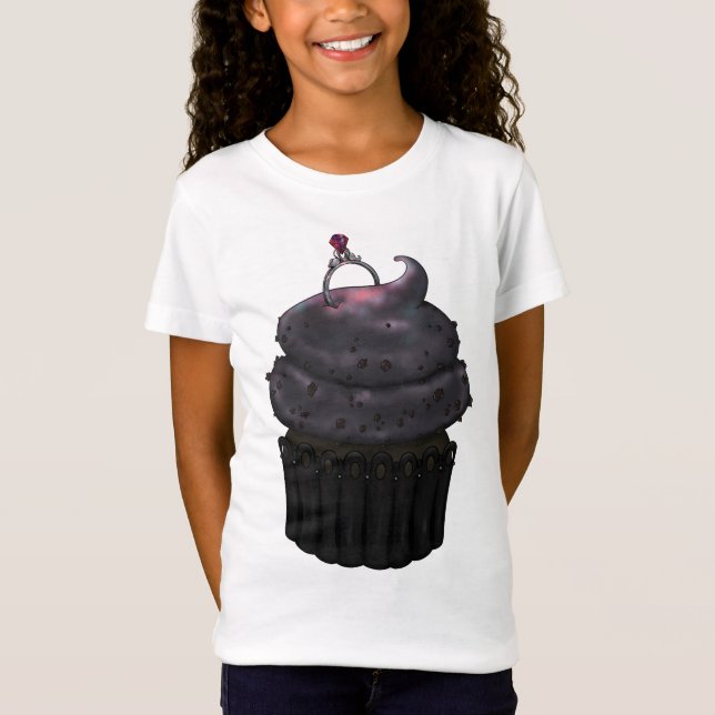 T-Shirt Cupcake de fiançailles sucré (Devant)