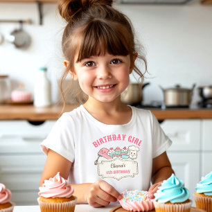 T-shirt Cupcake Décoration Party Cute Baking Anniversaire 