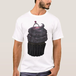 T-shirt Cupcake Fiançailles doux