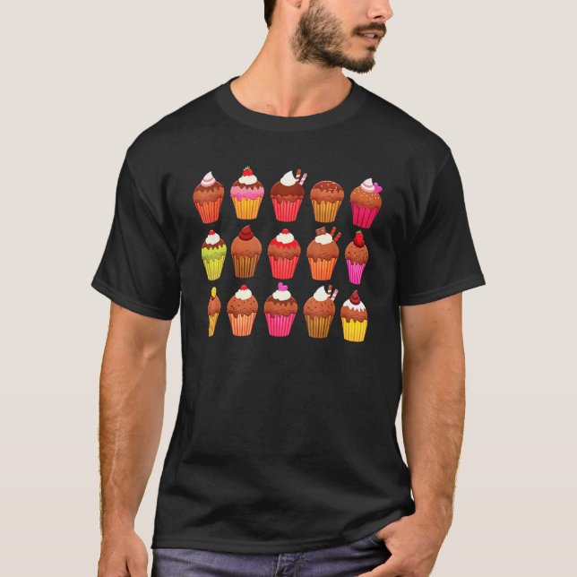 T-shirt Cupcake I Love Cupcakes Baking (Devant)