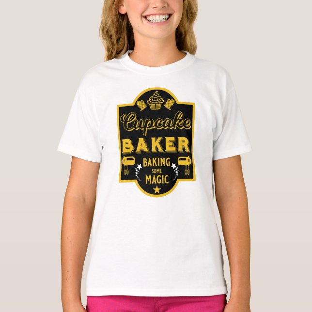 T-shirt Cupcake Master Baker (Devant)