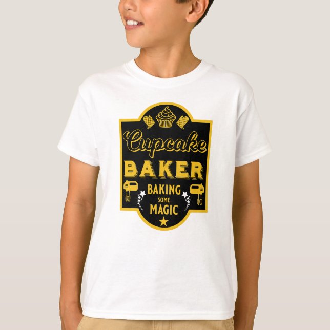 T-shirt Cupcake Master Baker (Devant)