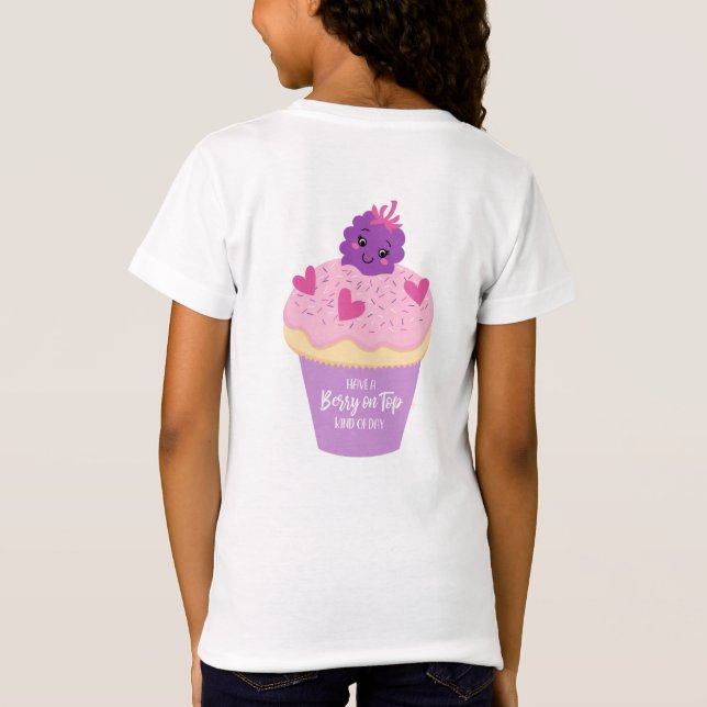 T-shirt Cupcake mignonne (Dos)