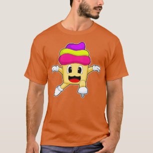 T-shirt Cupcake Patinage sur glace Patins sur glace