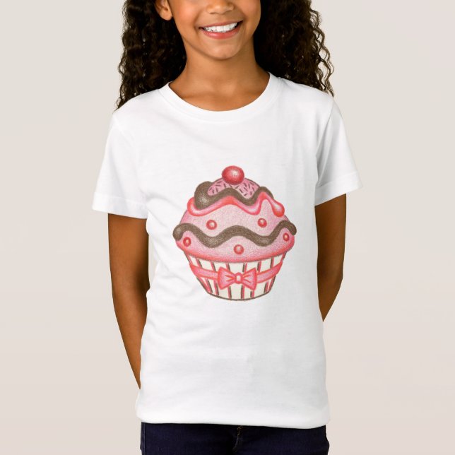 T-shirt Cupcake pour enfant (Devant)