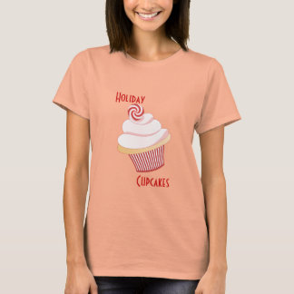 T-shirt cupcake surmonté de menthe
