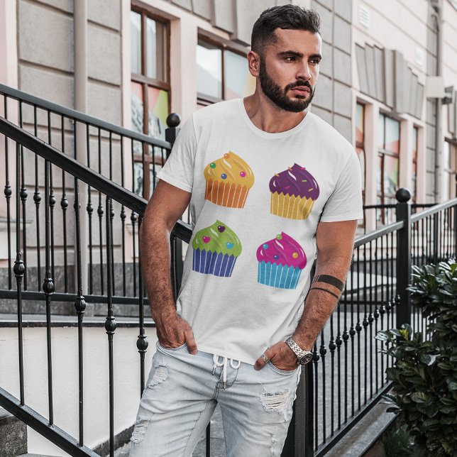 T-Shirt Cupcakes Décorés (Créateur téléchargé)