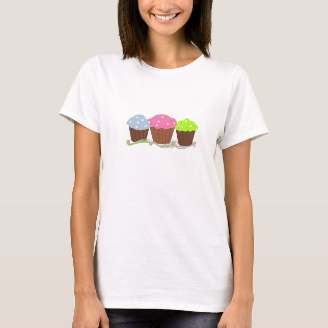 T-shirt Cupcakes Sherbet Gastronomiques (Devant)