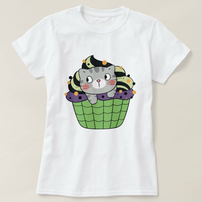 T-shirt Cupcat (Design devant)