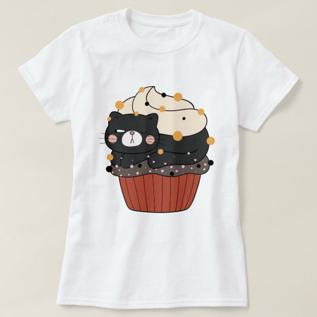 T-shirt Cupcat (Design devant)