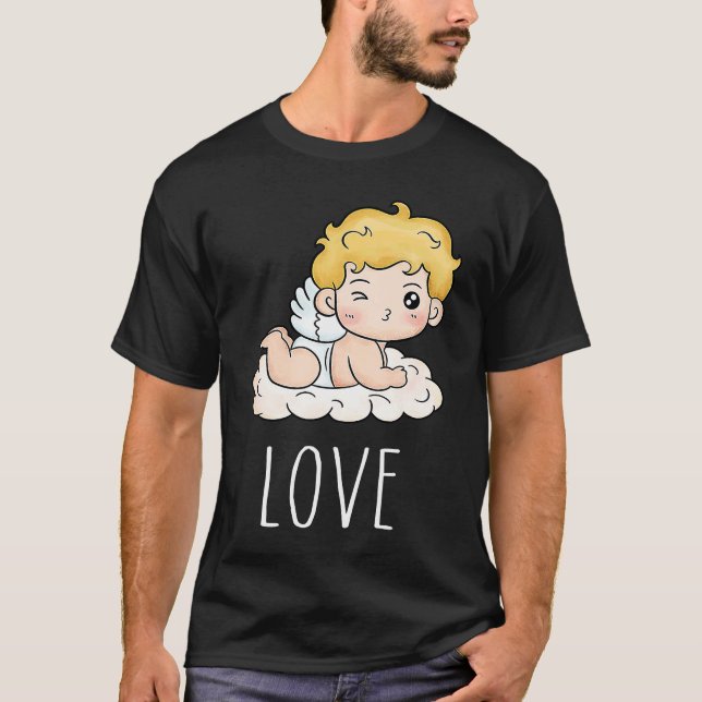T-shirt Cupid Love Valentine (Devant)