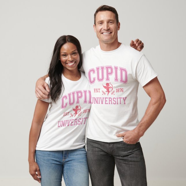 T-shirt Cupid Université Valentine Cadeau (Unisexe)