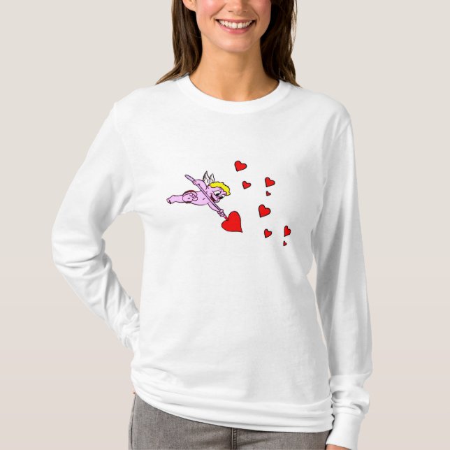 T-shirt Cupid Valentines (Devant)
