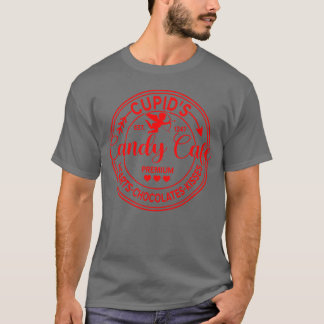 T-shirt Cupides drôles CandyCafe CœursChocolatsBaisers fri