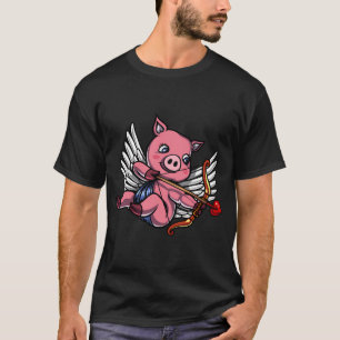 T-shirt Cupidon Cochon Mignon