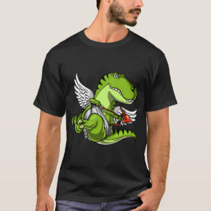 T-shirt Cupidon dinosaure T-Rex mignon