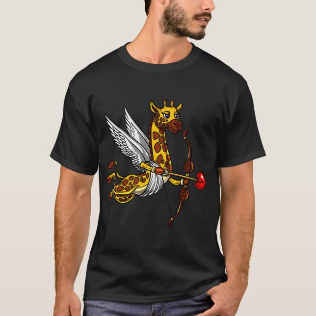 T-shirt Cupidon girafe (Devant)