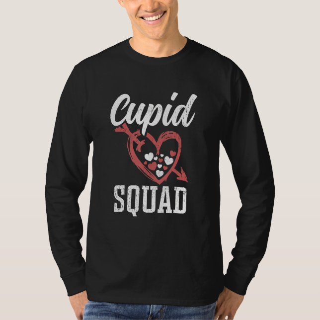 T-shirt Cupidon Squad Velentines Day (Devant)