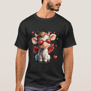 T-shirt Cupidon Vache Saint-Valentin Cadeaux Amoureux des 