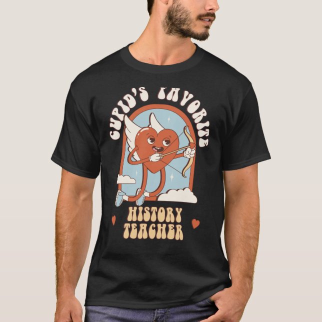 T-shirt Cupid's Favorite History Enseignant Maître Groo (Devant)