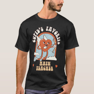 T-shirt Cupid''s Favorite Math Enseignant Mignonne Maillot