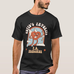 T-shirt Cupid's Favorite P.E. Enseignant, Mignonne d'ensei