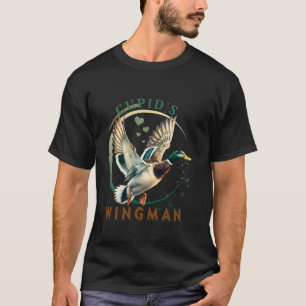 T-shirt Cupid's Wingman Valentine's Day Chasse de canard L