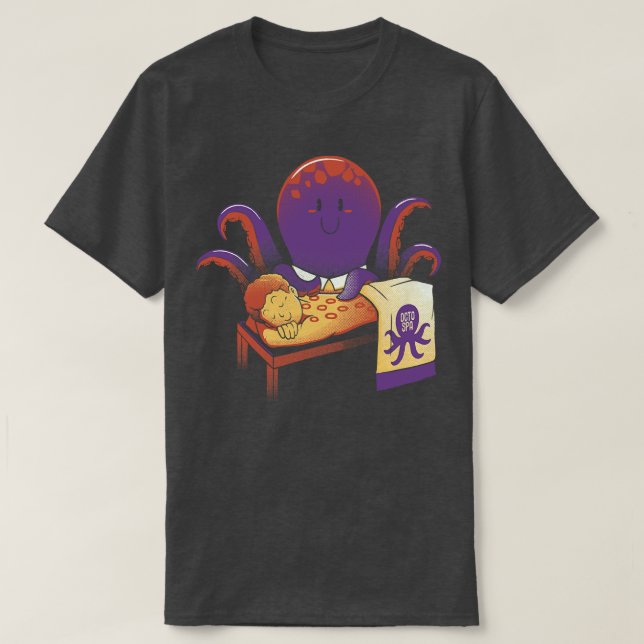 T-shirt Cupping Therapy Octopus Massage  (Design devant)