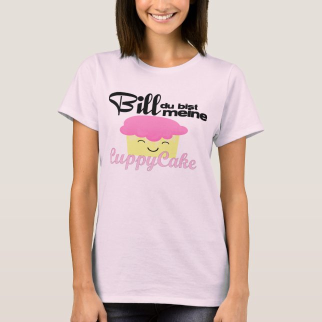 T-shirt cuppycake de viande de bill du bist (Devant)