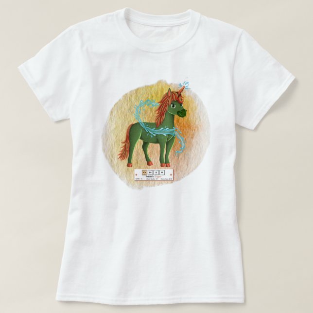 T-shirt Cuprum L'Élément De Cuivre (Design devant)