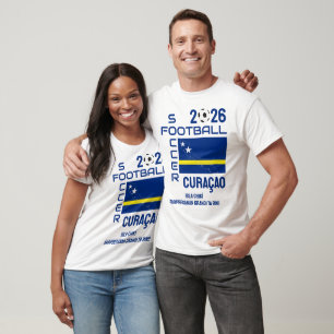 T-shirt CURACAO KORSOU CURAÇAO Football Soccer 2026