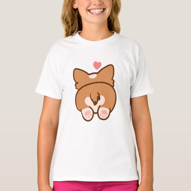 T-shirt Cure Corgi butt (Devant)