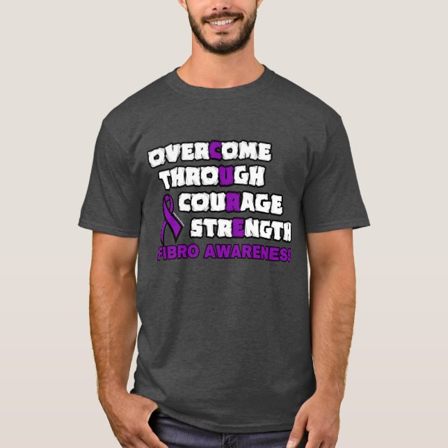T-shirt CURE...T-shirt Fibro (Devant)