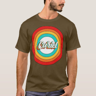 T-shirt Curiel Nom Chemise Vintage Curiel Cercle