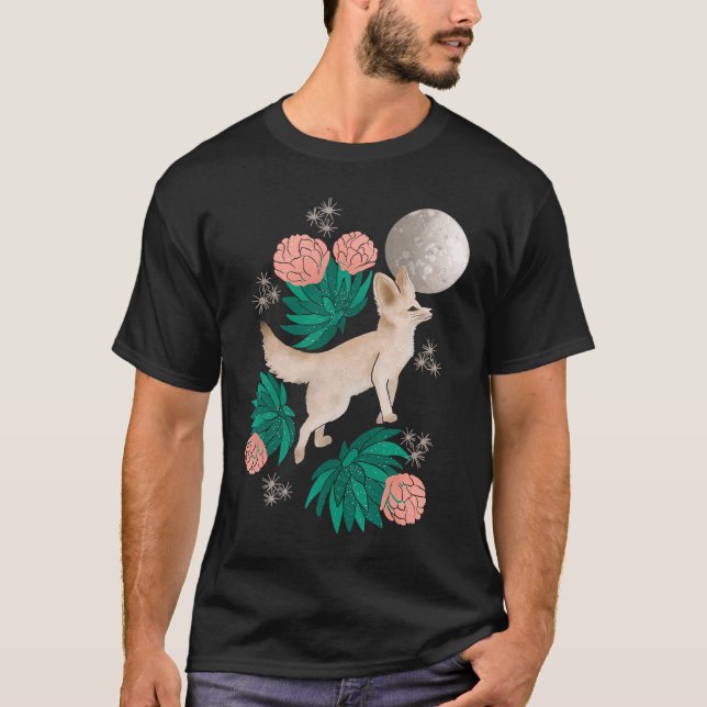 T-shirt Curieusement mignon Fennec Fox (Devant)