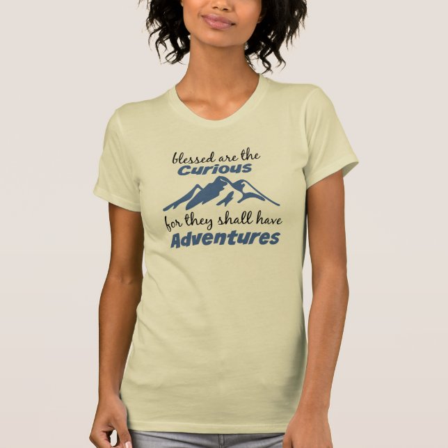 T-shirt Curieux aventurier Funny (Devant)