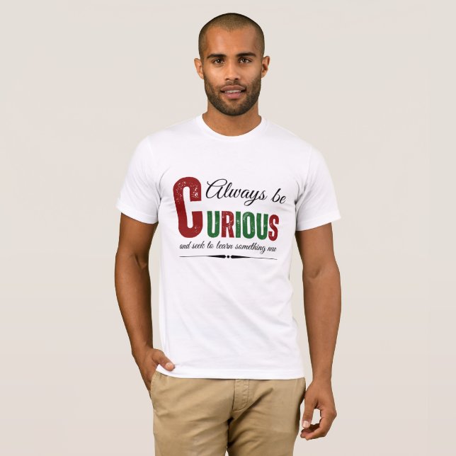 T-shirt Curieux B (Devant entier)
