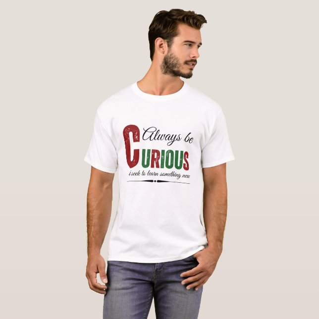 T-shirt Curieux B (Devant entier)