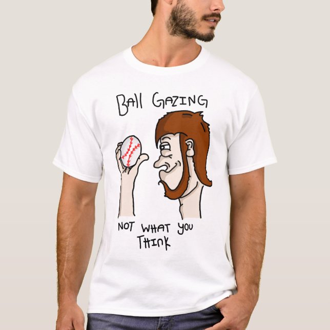 T-shirt Curieux de boule (Devant)