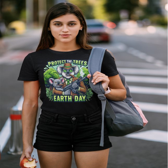 T-shirt Curieux Koala Duo : Séance Fumeur (Créateur téléchargé)