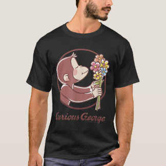 T-shirt Curieux Poster de Bouquet George Flower