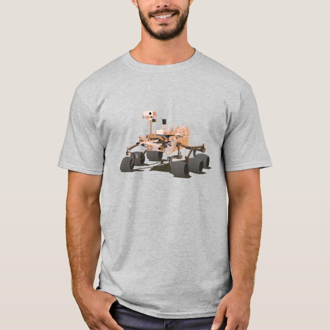 T-shirt Curiosité Mars Rover (Devant)